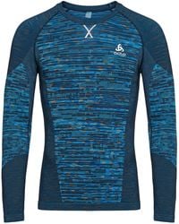 Odlo - T-Shirt Recycled Polyester, Recycled Polyamide, Polyamide, Recycled Elastane, Elastane - Lyst