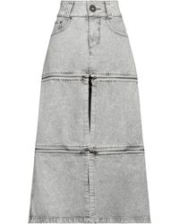 VAQUERA - Light Denim Skirt Cotton - Lyst