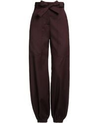 Pinko - Plum Pants Wool, Polyester, Viscose, Elastane - Lyst