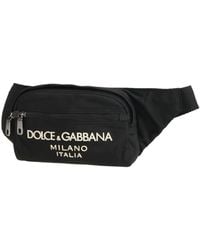 Dolce & Gabbana - Belt Bag Textile Fibers - Lyst