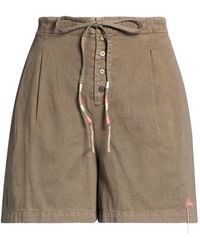 ARIZONA LOVE - Khaki Shorts & Bermuda Shorts Cotton - Lyst