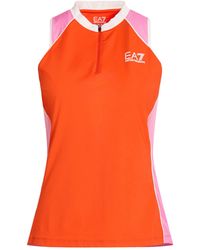 EA7 - Top Polyester, Elastane - Lyst