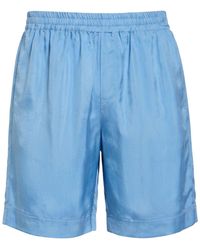 MSGM - Shorts & Bermuda Shorts Cupro - Lyst