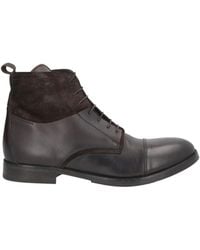 Moma - Dark Ankle Boots Calfskin - Lyst