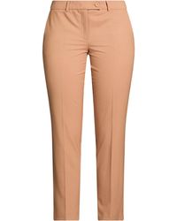 Marella - Camel Pants Polyester, Virgin Wool, Elastane - Lyst