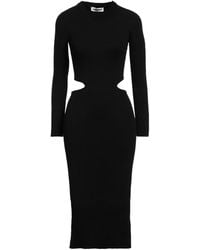 A PAPER KID - Midi Dress Viscose, Polyester, Polyamide - Lyst