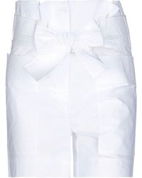 P.A.R.O.S.H. Shorts & Bermuda Shorts - White