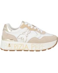 Patrizia Pepe - Sneakers Leather, Textile Fibers - Lyst