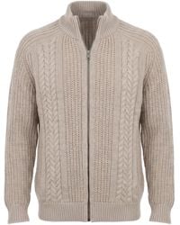 Tagliatore - Cardigan Virgin Wool, Polyamide - Lyst