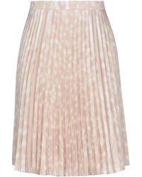 Burberry Midi Skirt - Natural