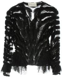 Alberta Ferretti - Blazer Polyester, Silk, Polyamide - Lyst