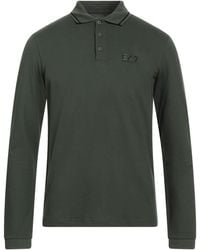 EA7 - Military Polo Shirt Cotton, Elastane - Lyst