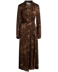 Manila Grace - Maxi Dress Viscose - Lyst