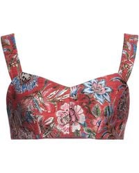 Dolce & Gabbana - Top Polyester, Cotton, Polyamide, Metallic Polyester - Lyst