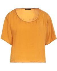 Happiness - Ocher Top Polyester - Lyst