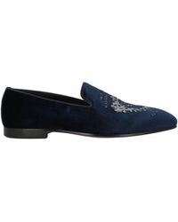 Giovanni Conti - Loafers Textile Fibers - Lyst