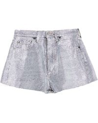 Maison Margiela - Denim Shorts Cotton, Glass - Lyst