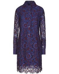 Calvin Klein Kurzes Kleid - Blau