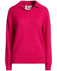 Amaranto - Fuchsia Sweater Alpaca Wool, Polyamide, Cashmere, Wool, Elastane - Lyst
