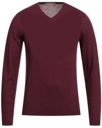 Cruciani - Burgundy Sweater Wool, Cashmere - Lyst