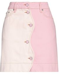 Ganni - Overdyed Cutline Mini Skirt - Lyst