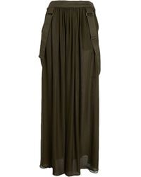 Max Mara - Silk Jedy Maxi Skirt - Lyst