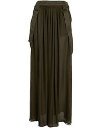 Max Mara - Jedy Maxirock Aus Seide - Lyst