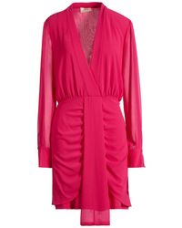 Toy G. - Fuchsia Mini Dress Polyester - Lyst