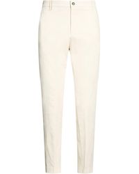 Squad² - Cream Pants Cotton, Elastane - Lyst