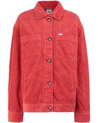 veste vans femme rouge