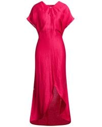 Jijil - Fuchsia Maxi Dress Linen, Polyamide - Lyst