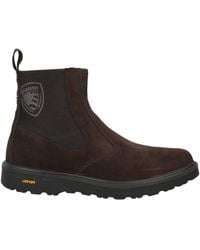 Blauer - Dark Ankle Boots Leather - Lyst