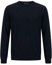 Roberto Collina - Midnight Sweater Merino Wool - Lyst