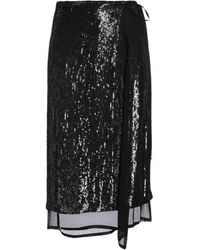 P.A.R.O.S.H. - P.A.R.O..H. Midi Skirt Viscose - Lyst