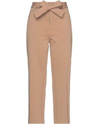 .., merci italia - Camel Pants Viscose, Nylon, Elastane - Lyst