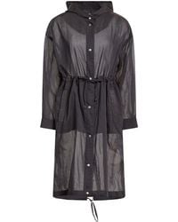 Peserico - Overcoat & Trench Coat Cotton, Polyamide - Lyst
