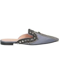 Alberta Ferretti - Mules & Clogs Textile Fibers - Lyst