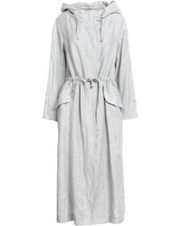 Herno - Overcoat & Trench Coat Linen, Cotton, Acetate - Lyst