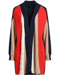 MY TWIN Twinset Synthetic Cardigan in Red Womens Clothing Jumpers and knitwear Cardigans 