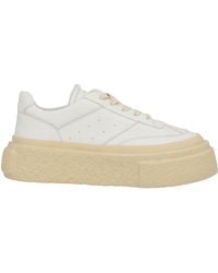 MM6 by Maison Margiela - Sneakers Leather - Lyst
