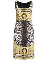 Versace - Vestito Midi - Lyst