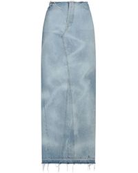 Forte - Denim Skirt Cotton - Lyst