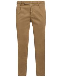 PT Torino - Pants Cotton, Elastane - Lyst