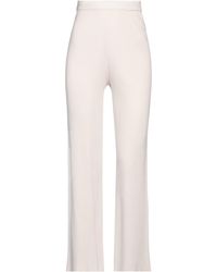 Akep - Cream Pants Viscose, Polyester, Polyamide - Lyst