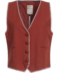 Escvdo - Tailored Vest Cotton, Linen - Lyst