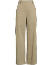 Alysi - Chocolat Khaki Pants Cotton, Polyamide, Elastane - Lyst
