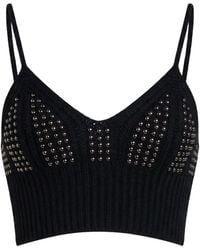 Laneus - Top Wool, Recycled Polyacrylic - Lyst