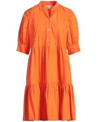 Shirtaporter - Mini Dress Cotton - Lyst