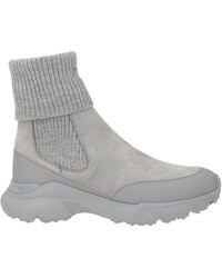 Tod's - Ankle Boots Leather, Textile Fibers - Lyst