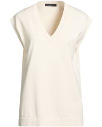 Weekend by Maxmara - Cream Sweater Viscose, Polyester - Lyst